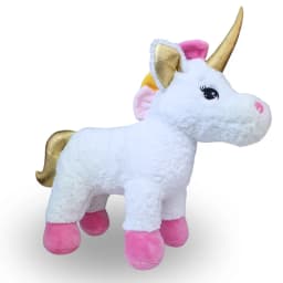 Unicórnio de pelúcia para primeira comunhão